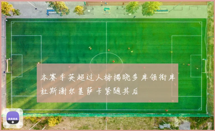 本赛季英超过人榜揭晓多库领衔库杜斯谢尔基萨卡紧随其后